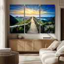 Mountain and Sunset Wall Art Canvas Print by MyGreatCanvas | Canvas Wall Art Prints | Photo Prints & Wall Decor