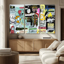Graffiti Wall Art – Colorful Urban Street Canvas Print, by MyGreatCanvas | Canvas Wall Art Prints | Photo Prints & Wall Decor