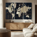 World Map Canvas Print – Detailed Map of the World Wall Art by MyGreatCanvas | Canvas Wall Art Prints | Photo Prints & Wall Decor
