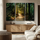 Natural Landscape Wall Art Relaxing Forest Canvas Print