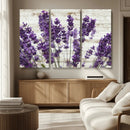 Lavender Canvas Wall Art Flower Print