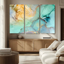 Green Marble Fluid Effect Wall Art Abstract Canvas Wall Art by MyGreatCanvas | Canvas Wall Art Prints | Photo Prints & Wall Decor