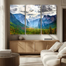 Yosemite Park Half Dome 3 Panel Canvas Print | Large Giclée by MyGreatCanvas | Canvas Wall Art Prints | Photo Prints & Wall Decor