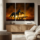 Horse Wall Art Canvas Print, Multi Panel Animal Canvas Print