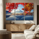 Mount Fuji Canvas Wall Art Japan Autumn Mountain Canvas