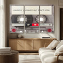 Music Cassette Iconic Wall Art Canvas Print by MyGreatCanvas | Canvas Wall Art Prints | Photo Prints & Wall Decor