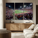 Mississippi State Bulldogs Stadium Wall Art Canvas Print –