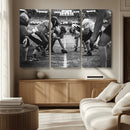 American Football Wall Art Canvas Print Framed Stadium Sport