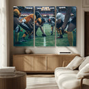 American Football Playing Wall Art Canvas Print by MyGreatCanvas | Canvas Wall Art Prints | Photo Prints & Wall Decor