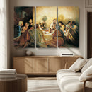 Last Supper Wall Art Canvas Print, Framed Jesus Painting Art