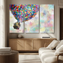 Up Pixar Poster, Look Up Pixar Wall Art, Up Pixar Canvas,