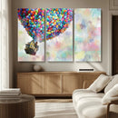 Up Pixar Poster, Look Up Pixar Wall Art, Up Pixar Canvas,