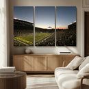 Oregon Ducks Football Team Print - Eugene Autzen Stadium