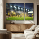 Columbus Crew Stadium Match Triple Canvas Wall Art - Dynamic