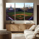Colorado Rockies Coors Field Wall Art Canvas Print - MLB