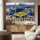 Los Angeles Dodgers Dodger Stadium Wall Art Canvas Print -