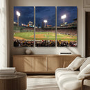 Boston Red Sox Baseball Team Print Canvas - Massachusetts