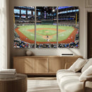 Texas Rangers Baseball Team Print - Arlington Globe Life