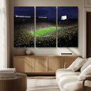 Michigan Wolverines Football Canvas Wall Decor, Football