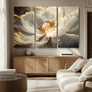 Abstract Floral Wall Art Canvas Print