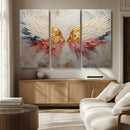 Golden Angel Wings Wall Art Canvas Print – Stunning Abstract by MyGreatCanvas | Canvas Wall Art Prints | Photo Prints & Wall Decor