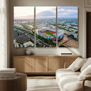 Old Trafford Manchester United Stadium Wall Art Canvas Print