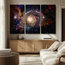 Nebula and Galaxies in Space Wall Art Canvas Print, Spiral