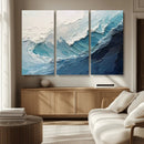 Ocean Wave Canvas Wall Art Print – Coastal Living Room Large