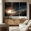 Avengers Planet Wall Art Canvas Print