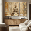 Buddha Wall Art Canvas Print, Buddha Meditation Room Decor,