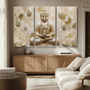 Serene Buddha Wall Art | Yoga Room Decor and Meditation Wall
