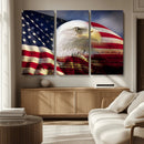 American Flag Eagle Symbol Wall Art, American Flag Eagle by MyGreatCanvas | Canvas Wall Art Prints | Photo Prints & Wall Decor