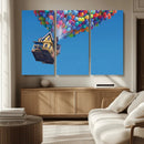 Carl Fredricksen, Up Movie Wall Art, Balloons Wall Art, Air