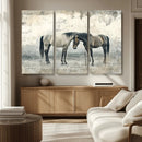 Chines Style Majestic Horses Wall Art | Ready to Hang and