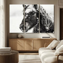 Framed Black and White Horse Wall Art | Ready to Hang and by MyGreatCanvas | Canvas Wall Art Prints | Photo Prints & Wall Decor
