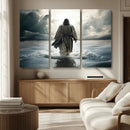 Jesus Walking on Water Wall Art | Canvas Print | Ready to