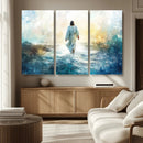 Watercolor Jesus Walking on Water Canvas Print, Christian by MyGreatCanvas | Canvas Wall Art Prints | Photo Prints & Wall Decor