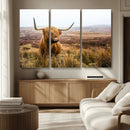 Scottish Highland Cow Wall Art Canvas Print | Ready to Hang by MyGreatCanvas | Canvas Wall Art Prints | Photo Prints & Wall Decor