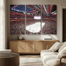 Barton Malow Little Caesars Arena Detroit Wall Art Canvas by MyGreatCanvas | Canvas Wall Art Prints | Photo Prints & Wall Decor