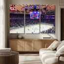 Madison New York Rangers Hockey Stadium Wall Art Canvas