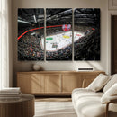 Vaudoise Lausanne Ice Hockey Arena Stadium Wall Art Canvas,