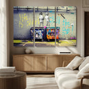Banksy Life is Short Wall Art - Iconic Graffiti Art on by MyGreatCanvas | Canvas Wall Art Prints | Photo Prints & Wall Decor