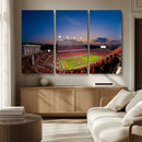 NC State Wolfpack Football Team Print - Raleigh