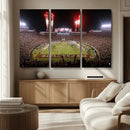 Framed Florida State Seminoles Football Team Print -