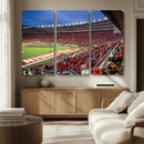 Wisconsin Badgers Football Team Print - Madison Camp Randall by MyGreatCanvas | Canvas Wall Art Prints | Photo Prints & Wall Decor