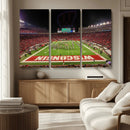 Wisconsin Badgers Football Team Print Canvas- Madison Camp