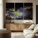 Duke University Blue Devils Football Print Canvas - Durham