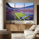 Buffalo Bills Football Team Print Canvas - Buffalo Highmark by MyGreatCanvas | Canvas Wall Art Prints | Photo Prints & Wall Decor
