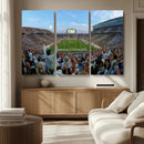 Michigan State Spartans Football Team Art Print - East