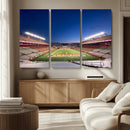 Rutgers Scarlet Knights Football Team Print - Piscataway SHI by MyGreatCanvas | Canvas Wall Art Prints | Photo Prints & Wall Decor